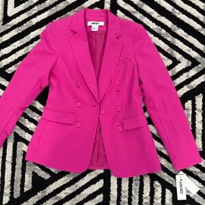 DKNY Women's Vibrant Pink Blazer
